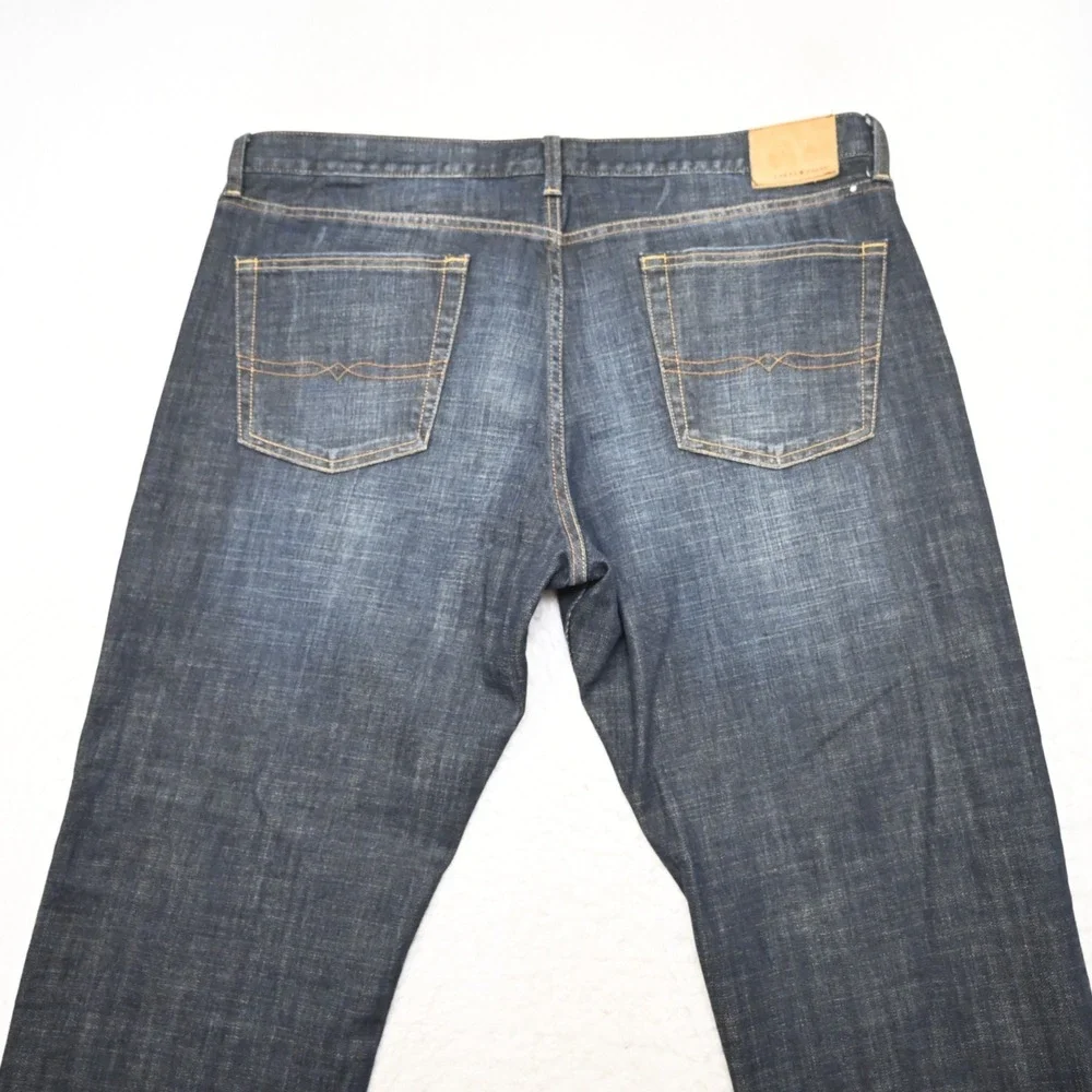Lucky Brand 361‎ Vintage Straight Stretch Denim Blue Jeans Mens Size 40 x 30***
